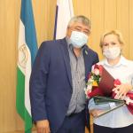 В Демском районе наградили медицинских работников 