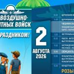 День ВДВ: праздничные мероприятия