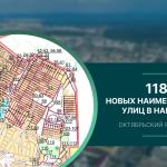 В Уфе присвоены наименования 118 новым улицам