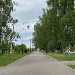 Обновленная аллея и детская площадка