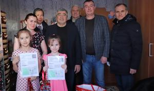 Марат Васимов посетил семьи военнослужащих