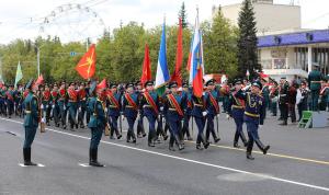 В Уфе состоялся торжественный парад в честь Дня Победы